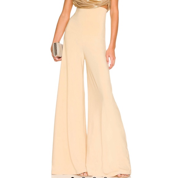 High Waist Elephant Pant in Blonde - Norma Kamali - Picture 4 of 6